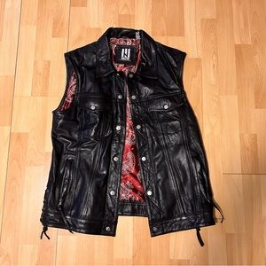 Leather vest